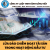 LỪA ĐẢO CHIẾM ĐOẠT TÀI SẢN TRONG HOẠT ĐỘNG ĐẦU TƯ