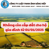 Luật Đất đai 2024: Không Còn Cấp đất Cho Hộ Gia đình Từ 01/01/2025