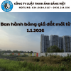 BAN HÀNH BẢNG GIÁ ĐẤT MỚI TỪ 01.01.2026