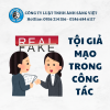 TỘI GIẢ  MẠO TRONG CÔNG TÁC