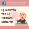 TỘI LẠM QUYỀN TRONG KHI THI HÀNH CÔNG VỤ